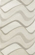 8' X 10' Ivory And Gray Wool Abstract Hand Tufted Area Rug
